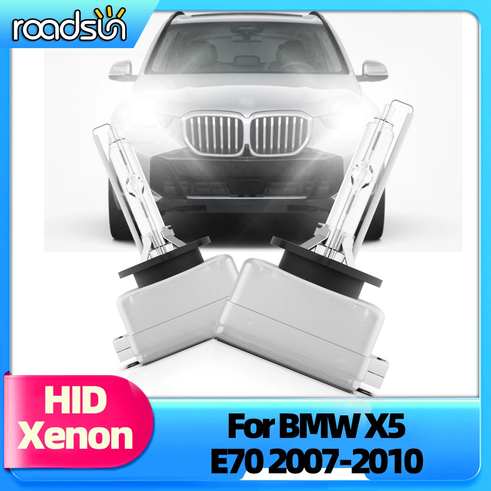 

Roadsun 2 шт. автомобильные передние HID ксеноновые лампы D1S 35 Вт для BMW X5 E70 2007 2008 2009 2010 авто HID лампы для фар постоянного тока 12 В 6000 К 8000 К