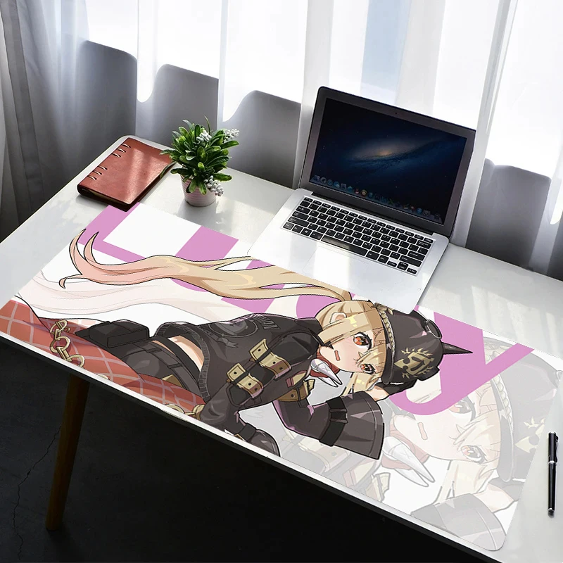 

Mouse Pad Zenless Zone Zero Lucy Laptop Rubber Extended Desktop Mat Computer Gamer Mousepad PC Gaming Accessories Keyboard Pad