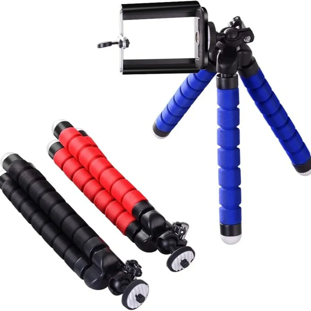 Universal Spong Flexible Mini Tripod Portable Octopus Stand Mount Bracket Holder Monopod For Mobile Phones Cameras Camcorder NEW