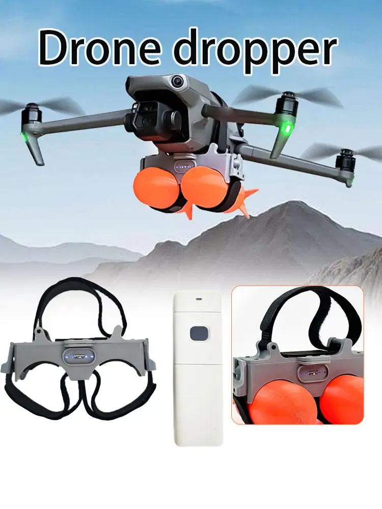 Wyrzutnia do drona DJI Air 2, Mavic 4, 3 itp. Podwójny wyrzutnik do drona do ratownictwa na zewnątrz, dostarczania materiałów, dostarczania kwiatów. — 2