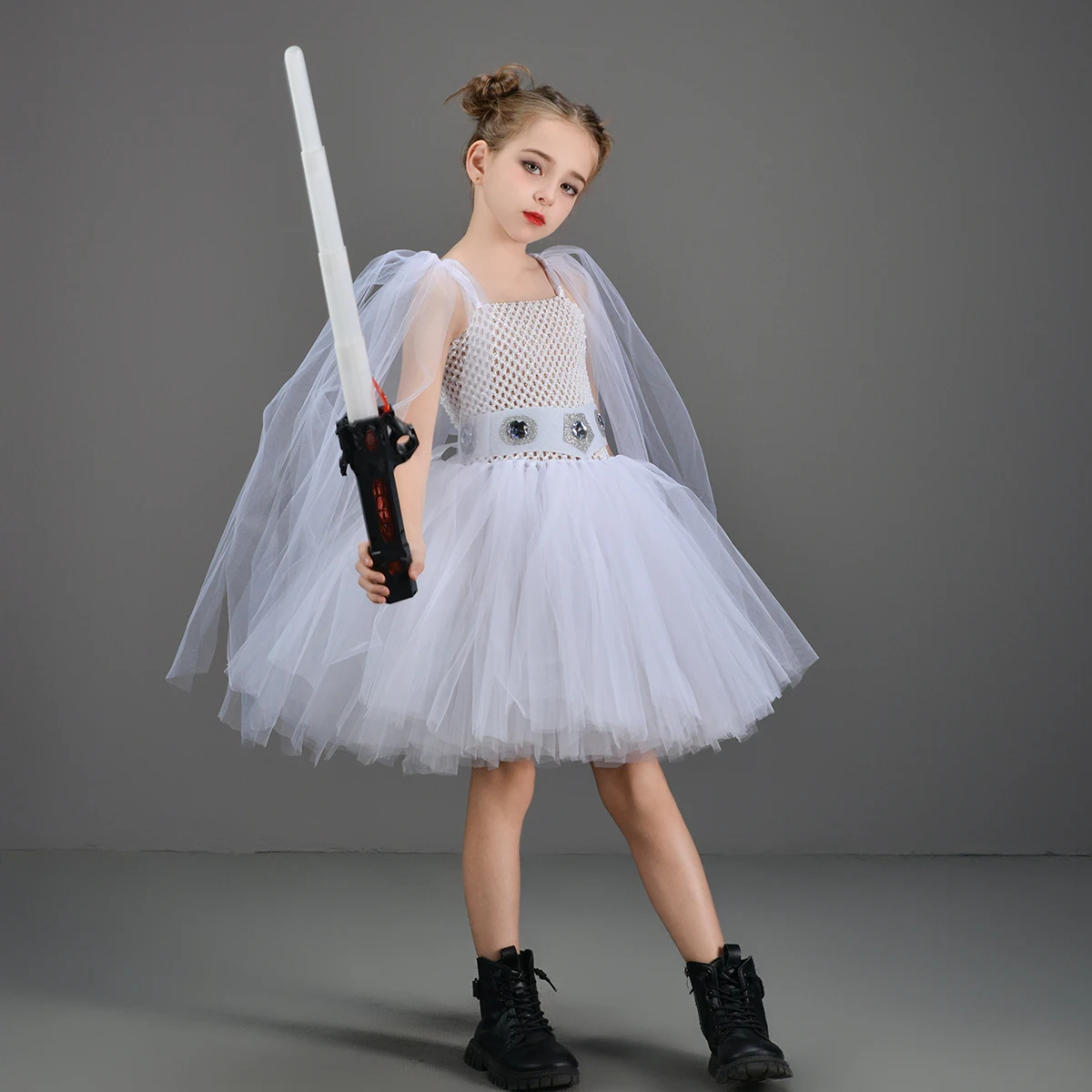 Princess Leia Girls Fancy Tutu Dress Galaxy Kids Birthday Party Halloween  Costume Children Fantasy Role Play Cosplay Clothing - AliExpress 1501