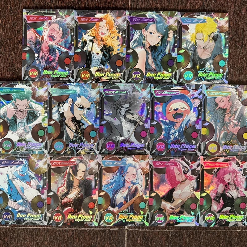Anime One Piece SR VR HR MR Cards Boa Hancock Nico Robin Yamato Nami Collection Cards Christmas Birthday Gifts Children's Toys