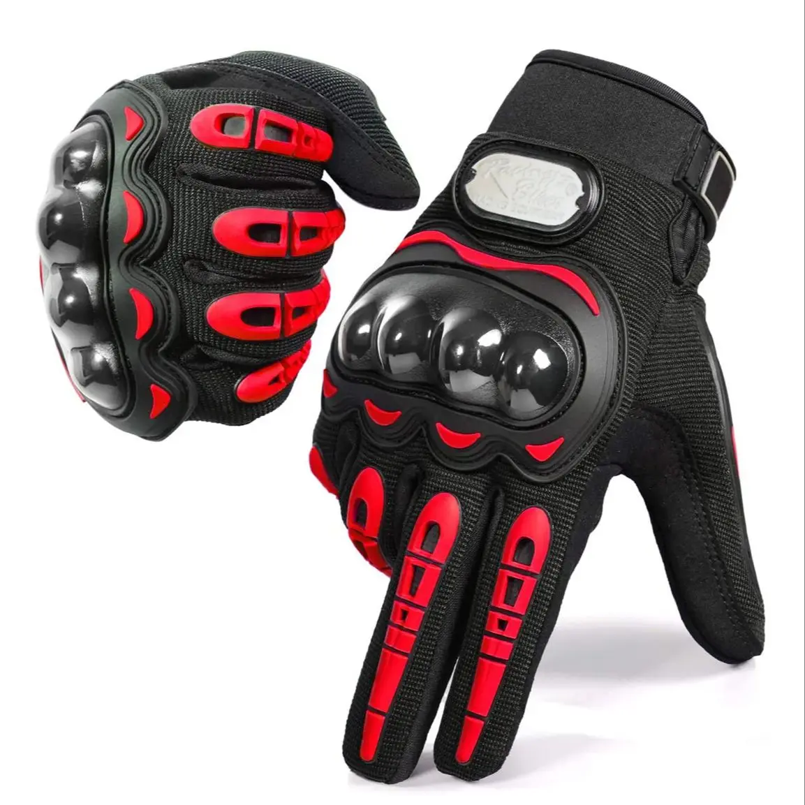 Guantes de Moto para pantalla táctil para hombre y mujer, manoplas protectoras de dedo completo para Motocross, moda de verano