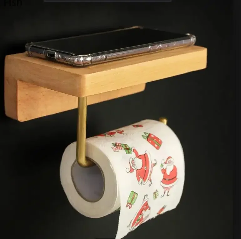 

Скандинавская деревянная стойка для хранения, домашняя ванная комната, мобильный телефон, стойка для ароматерапии, настенная подвесная стойка для хранения, стойка для туалетных салфеток в отеле