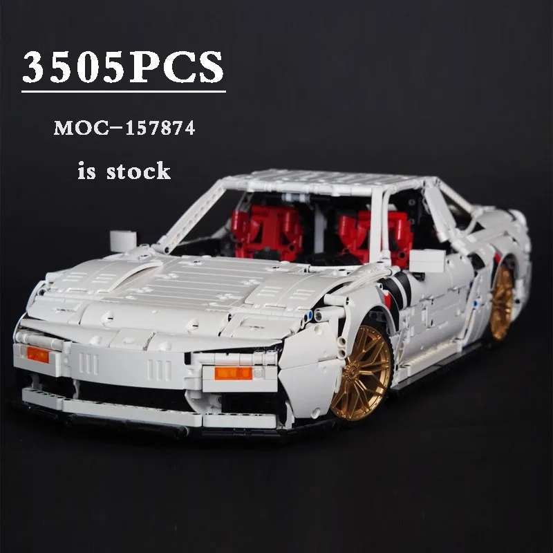 

Speed Champion Building Blocks MOC-157874 Racing 1:8 200SX (1991) Car Model Building Blocks Toy Assembly 3505PCS Christmas Gifts