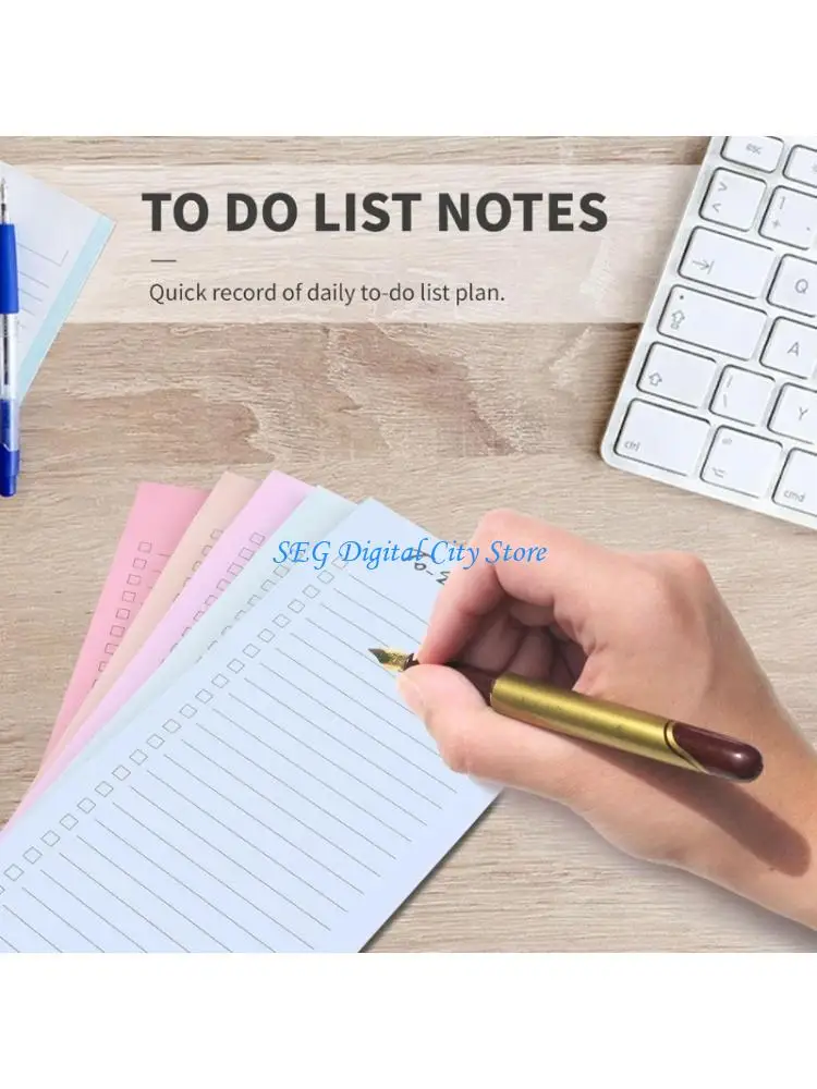 U75B Colorful Adhesive Notepads 500Sheets Lined Repositionable Sticky Note For Office