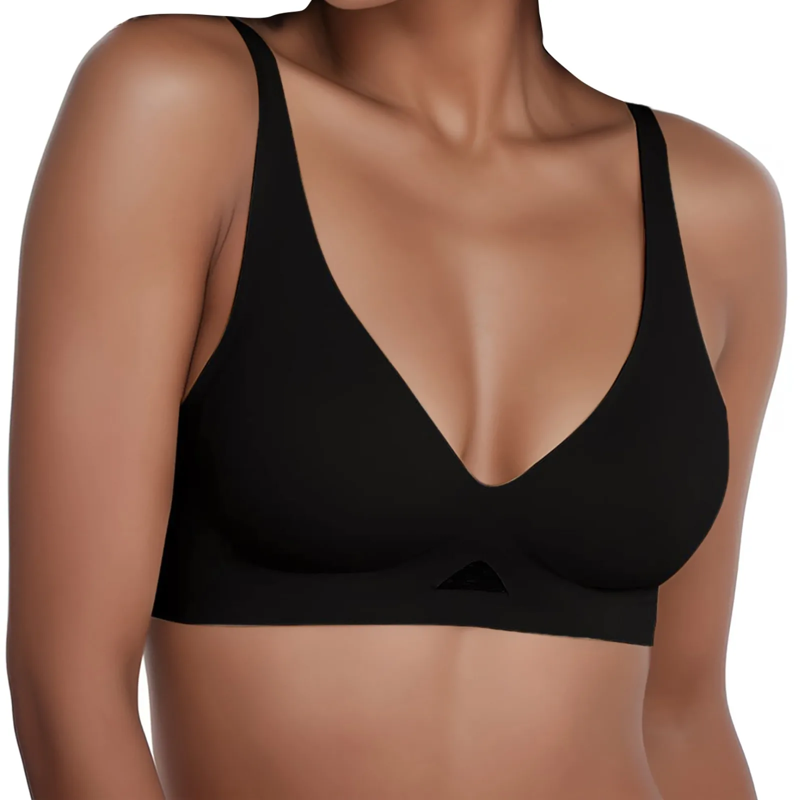 Hochwertige nahtlose Damen unterwäsche Sommer Dünn schnitt atmungsaktiv und bequem kleine Brust ohne Stahlring Soft Support BH