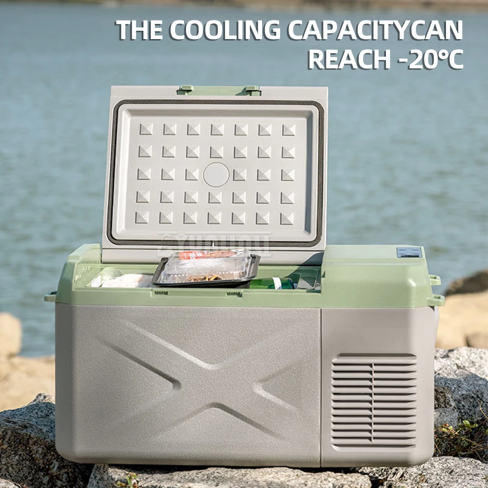 Camping Refrigerator Compressor Refrigeration Mininevera Car Home Dual Use Temperature Control Small Refrigerator