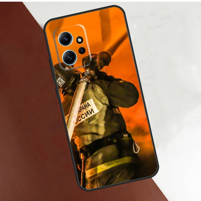 Fire Fighter Hero Case For Xiaomi Redmi Note 12 Pro 8 9 10 11 Pro 9S 10S 11S 12S Redmi 12 9C 10C 12C Cover