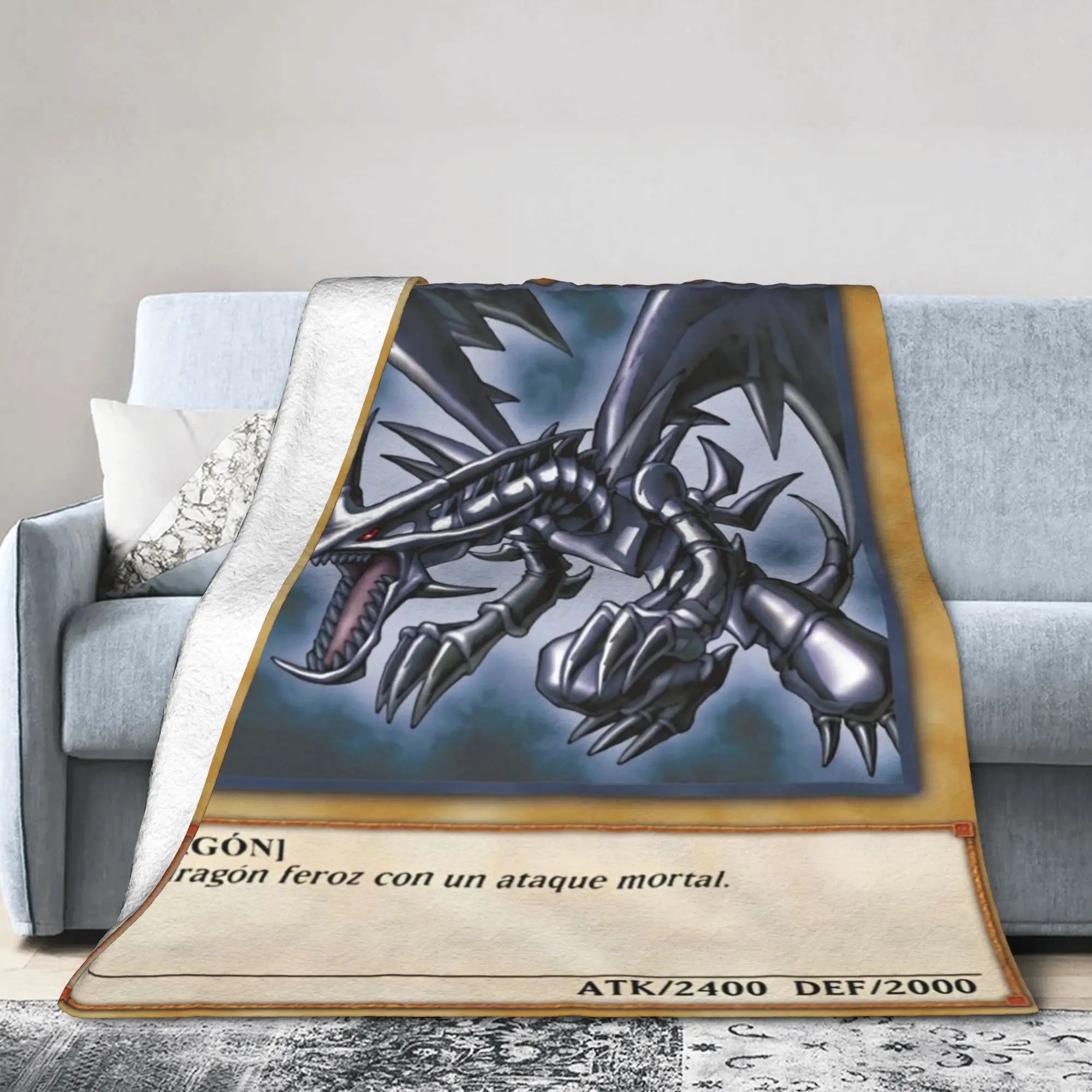 

Фланелевое одеяло в стиле аниме Yu Gi Oh Card, одеяла на заказ для дома, одеяло 150*125 см