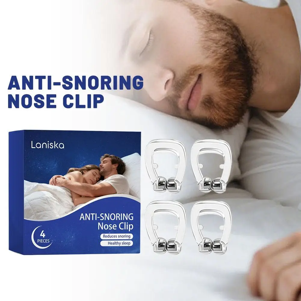 

Laniska Sleep Nose Clip, Silicone, Soft And Comfortable For Sleep, Portable Magnetic Physical Snoring Daily Care
