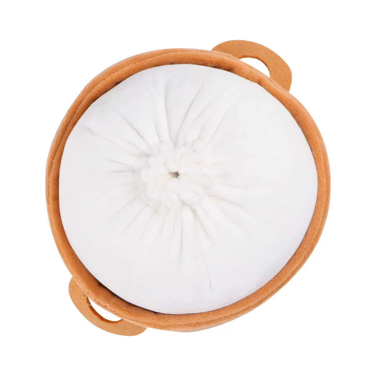 

20Cm Playful Bun Design Hug Pillow Gentle Support Cushion for Couch Bed Chair Car Interior Office Space Home Styling Pillow