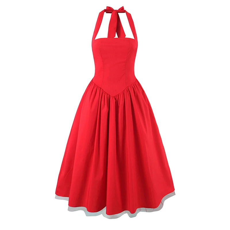 YENKYE Sexy Backless Halter Elegante Kleidung Abend Party Festival Kleid Frauen Lace Up Zurück Rosa Rot Ballkleid Vestidos 2026