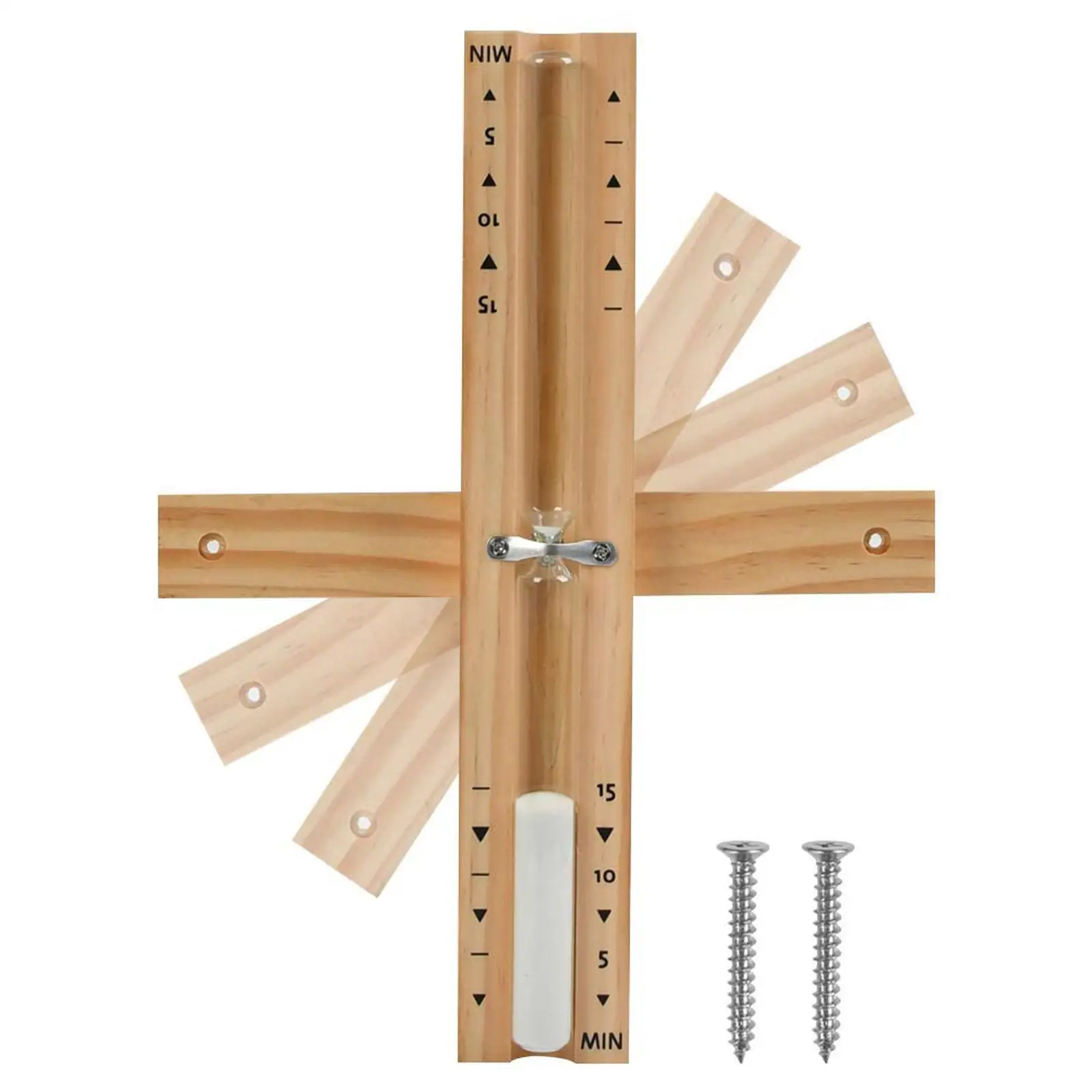 Multi-use Rotating Deluxe Wall Sauna Timer 15 Mins Wooden Timer Hourglass Clock For Bath Spa Thermometer Timing Tool C ountdown