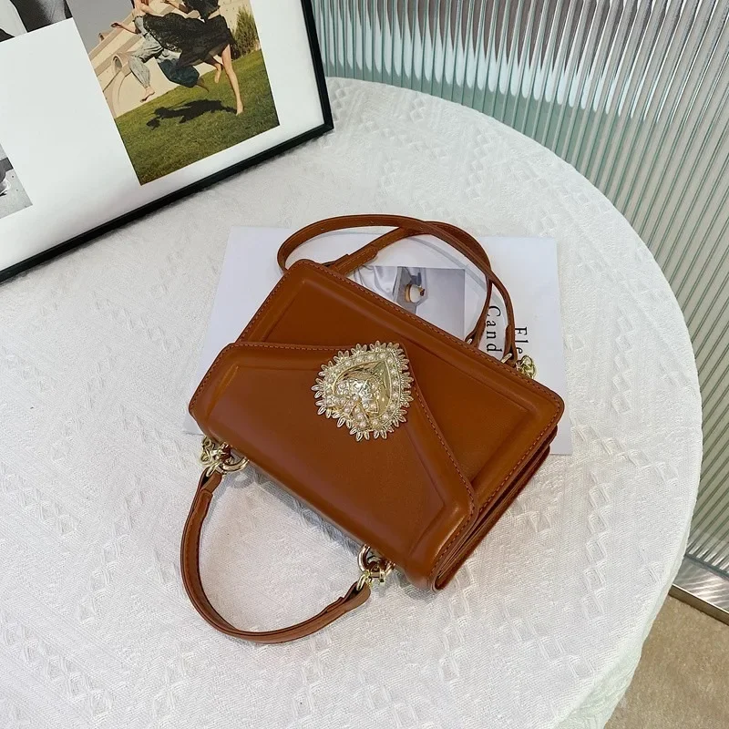 Dames messengertas met verstelbare riem, leren crossbody schoudertas van beroemde ontwerper, luxe merk klassiek elegant