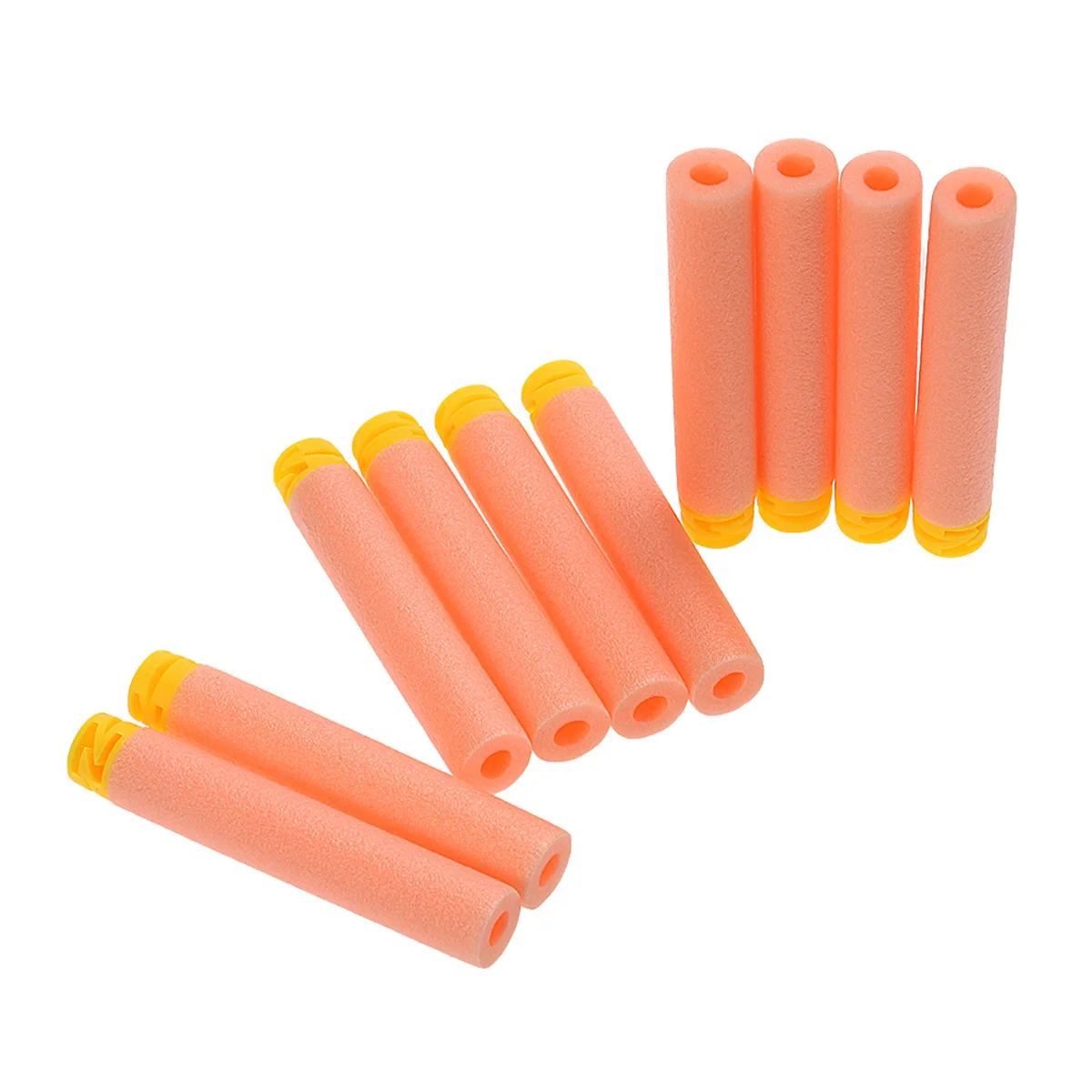 

100Pcs Soft Tip Darts Z-Shape Plastic Head High Tenacity bullets for War Game Blasters Kids Activity Safe Environmental