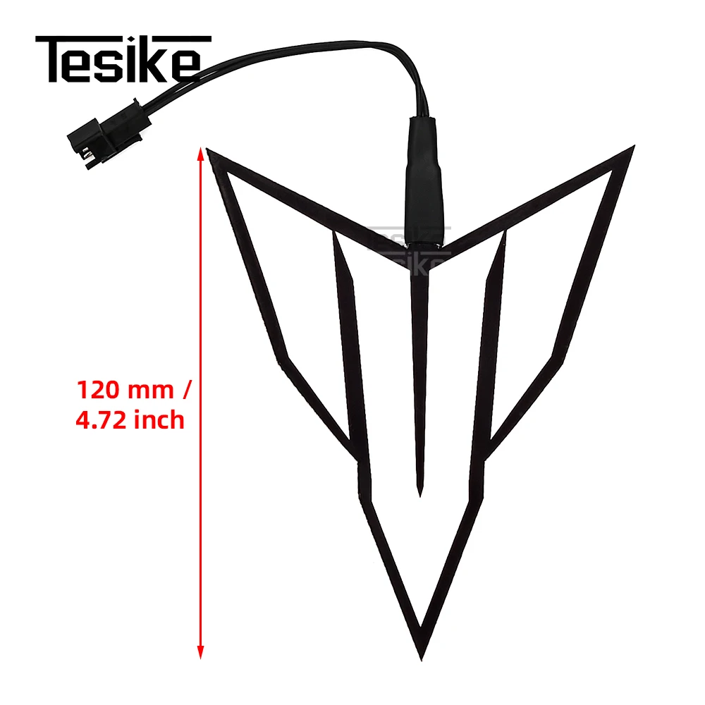 For YAMAHA MT09 Tracer 900 MT-07 MT-03 MT-25 MT-10 MT-01 MT-09 Motorcycle LED Light Fairing Body Sticker Logo Decoration Lamp