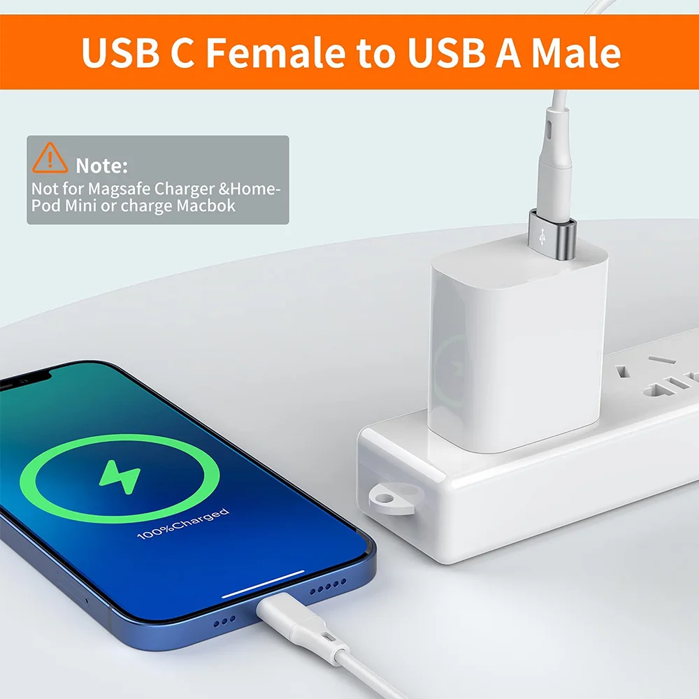 USB To Type-C OTG Adapter USB-A Male To USB Type-C Female Converter For Mobile Phone PC Computer Plug Converter