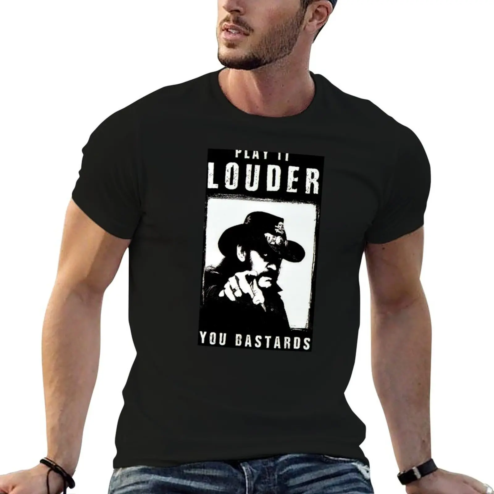 Play it louder T-Shirt customizeds hippie clothes men t shirts