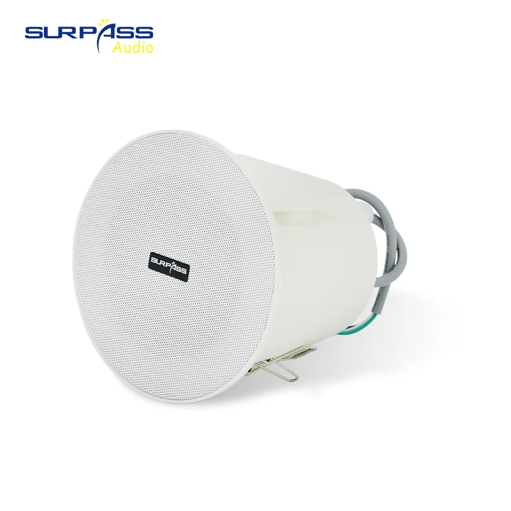 

Mini 4inch IP55 Waterproof Ceiling Speaker Decorative PA System Indoor Audio Sound Loudspeakers Soundbox Home Public Address