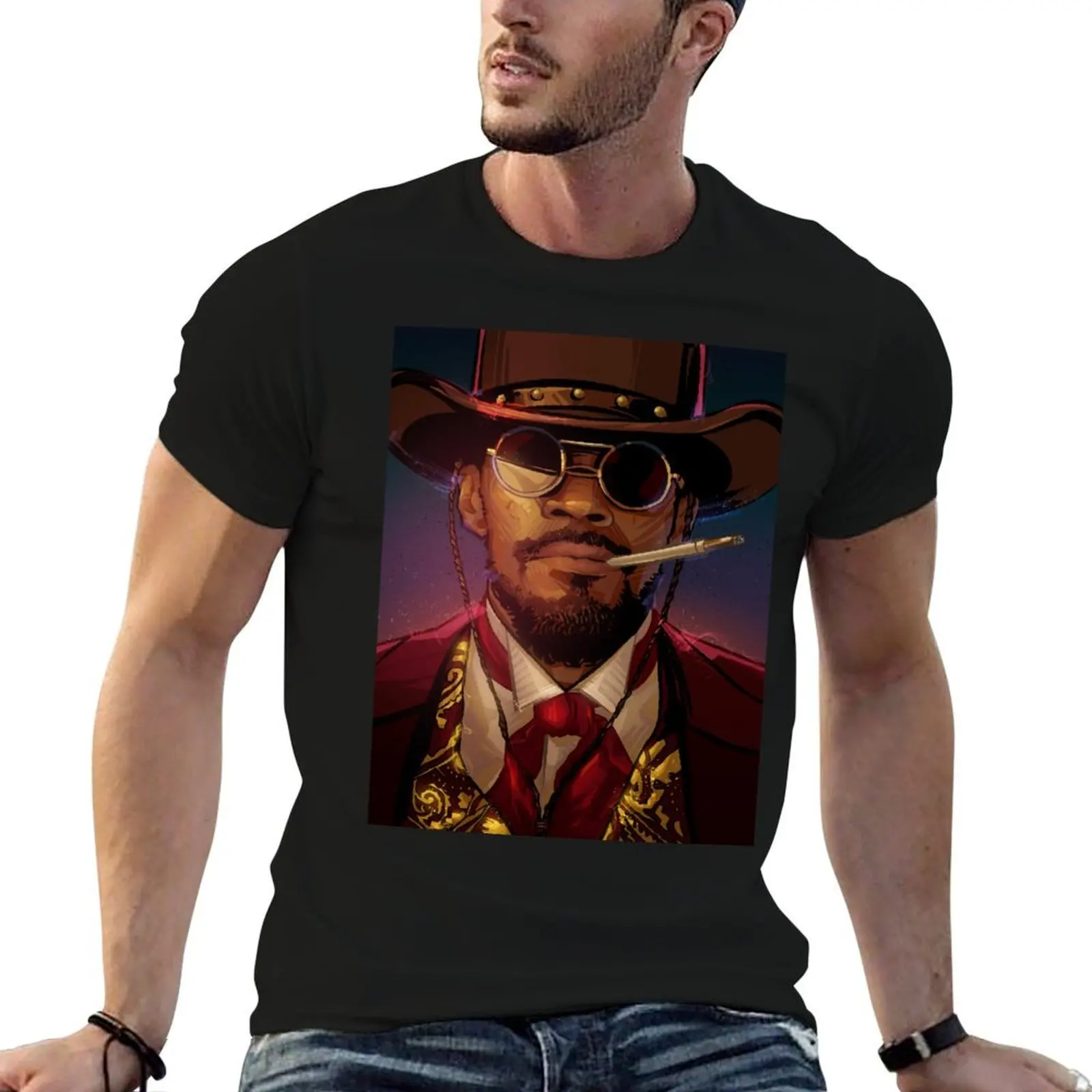 DJANGO T-Shirt for a boy plus size tops funny t shirts men