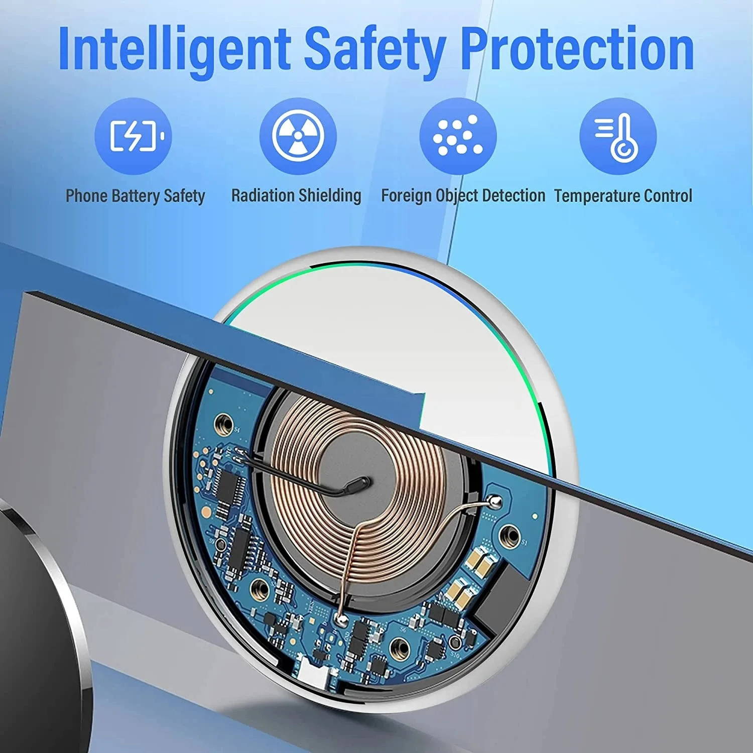 30W Wireless Charger Pad สำหรับ iPhone 14 13 12 Pro Max 11 8 Samsung S23 S22 Xiaomi เครื่องชาร์จโทรศัพท์ induction Fast Charging Station