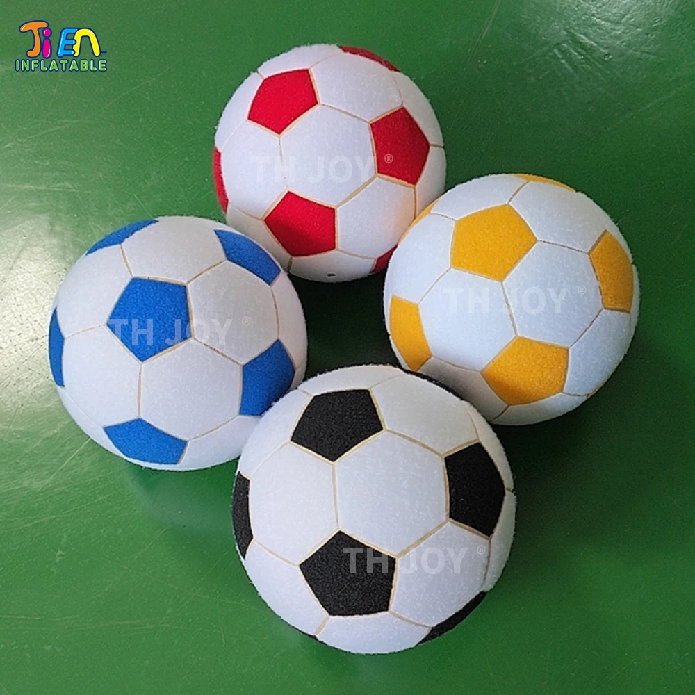 Balón de fútbol de buena calidad, 20cm, balón de fútbol inflable pegajoso de aire para tablero de dardos/balón de fútbol de aire inflable