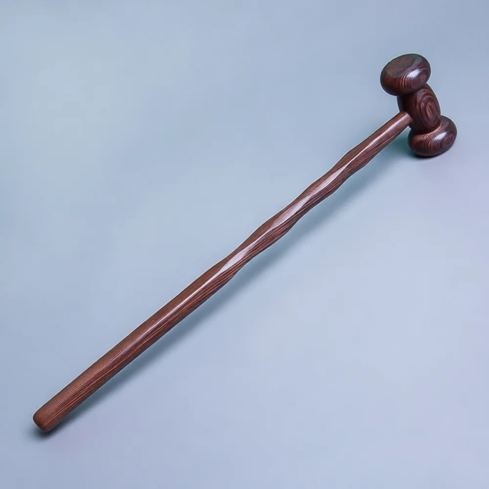 Manual Meridian Massage Hammer Wenge Wood Point Back Tapping Tool For Shoulder Neck Pain Relief Wellness Gadget