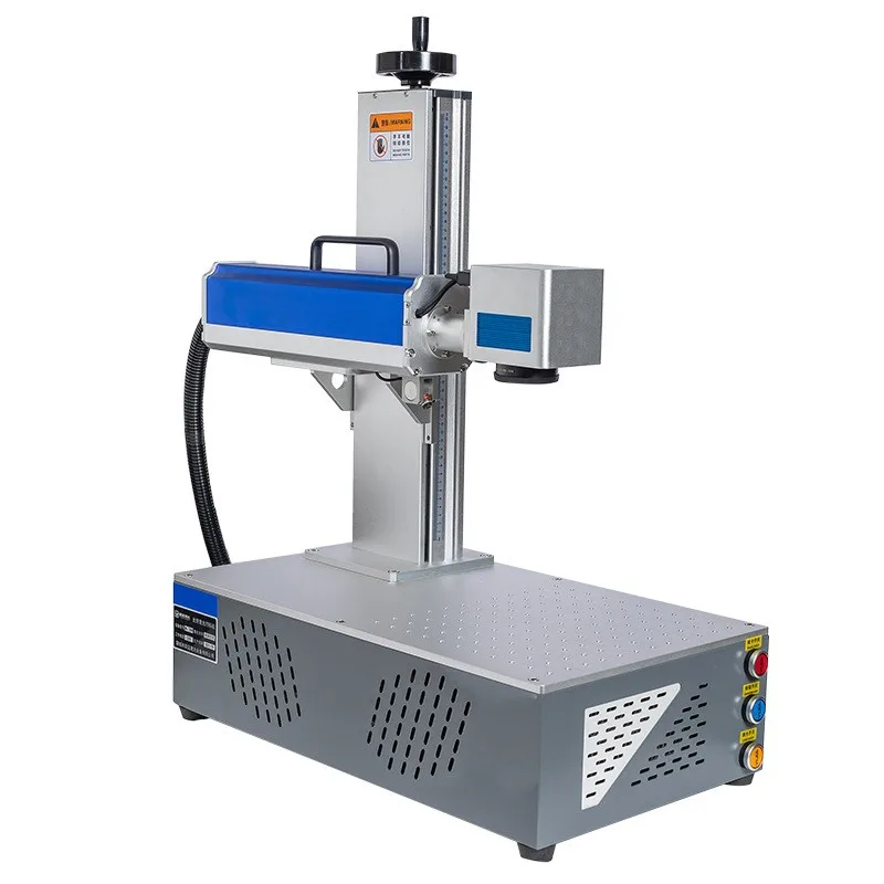 Special Price Fiber Laser Marking Machine 20W With Rotating Shaft For Carving Metal Necklaces And Rings