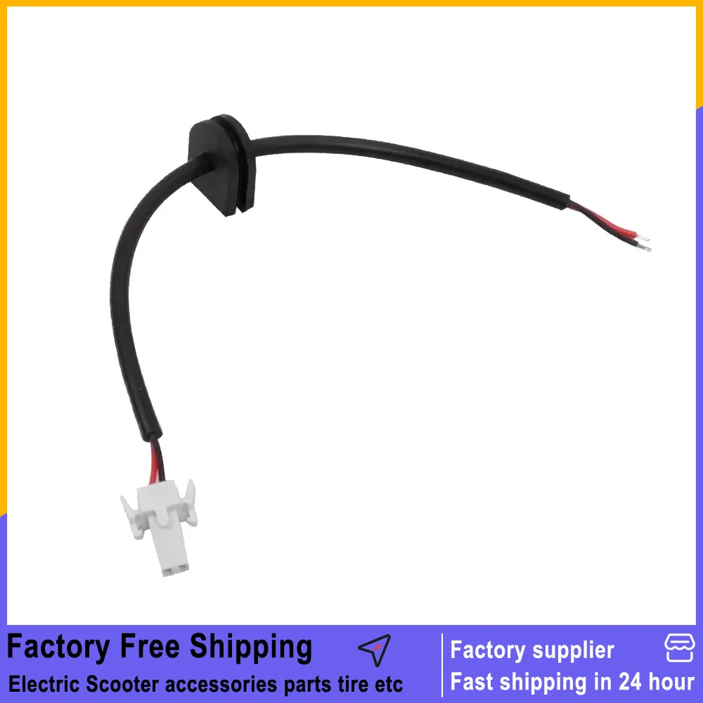 Electric Scooter Taillight Silicone Plug Battery Cable for Xiaomi M365 1S Pro MI3 Kickscooter Rubber Line Terminal Accessories
