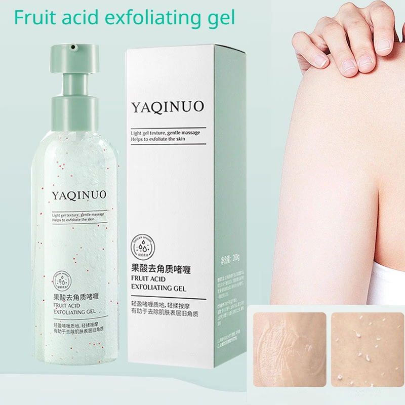 

Fruit Acid Exfoliating Gel Face Body Exfoliating Blackheads Deep Cleansing Gentle Non-irritating Brightening facial scrub