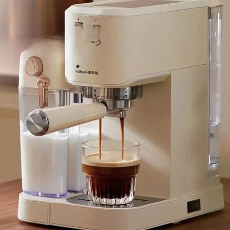 AAItalian Semi-Automatic Coffee Machine Household Automatic Frothed Milk Fancy Coffee Machine Grinding Integrated