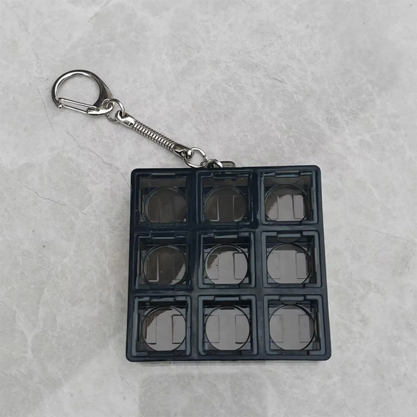 Keyboard Fidget Toy 9-in-1 Stress Relief Purse Charm Portable Bag Pendant for Kids Teens Adults Programmers College Students