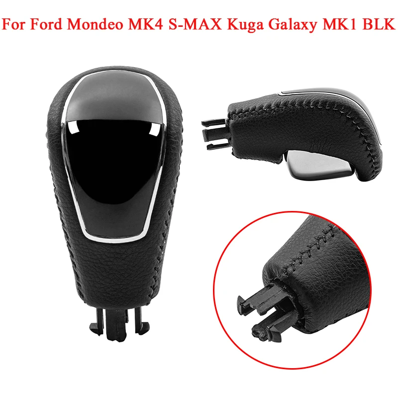 

Automatic Transmission Shift Knob Lever & Leather Boot Kit | Compatible with Ford Mondeo MK4, S-MAX, Kuga MK1, Galaxy