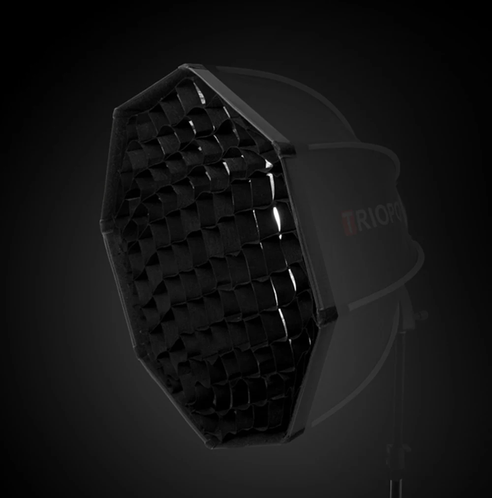 Octagon Softbox Honeycomb Grid Mesh 90/65/55cm Light Modifier Diffuser for Triopo Oubao Neewer Octabox