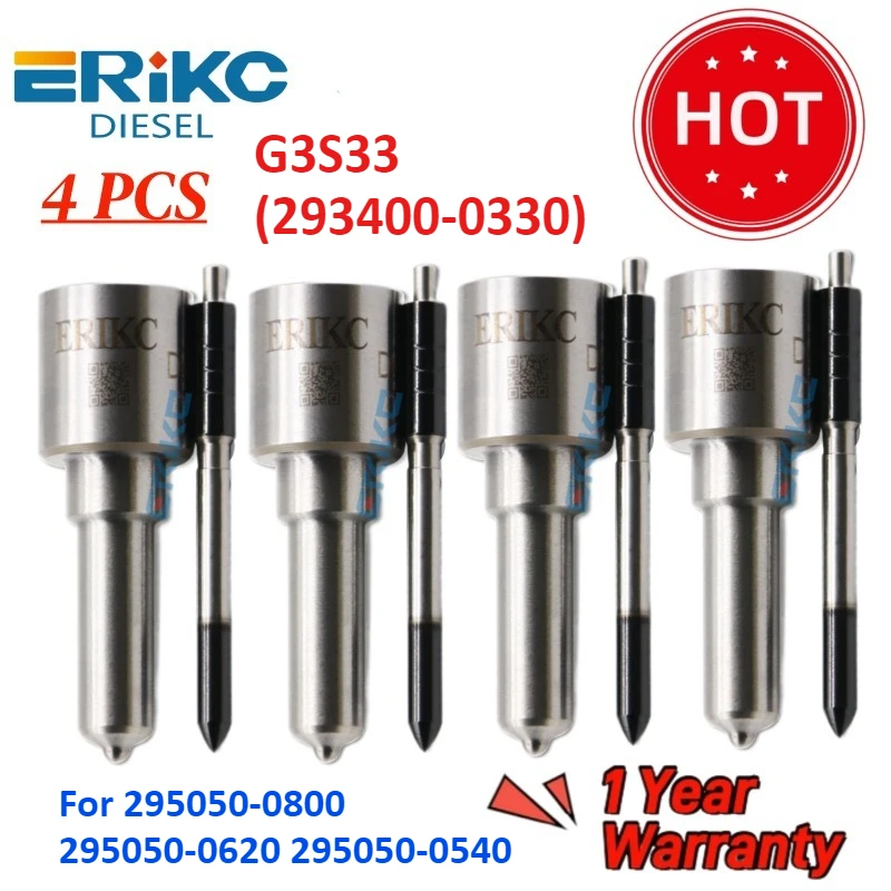 

Запасные части для дизельных форсунок Common Rail G3S33 (293400-0330) Сопло 2934000330 для 295050-0800 295050-0620 295050-0540