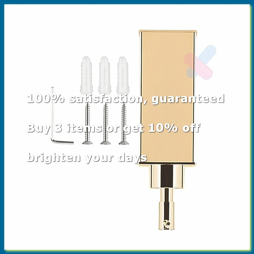●Liquid Soap Dispenser Bathroom Wall Mounted Gold Shower Gel Detergent Shampoo Bottle for Kitchen Hotel Home