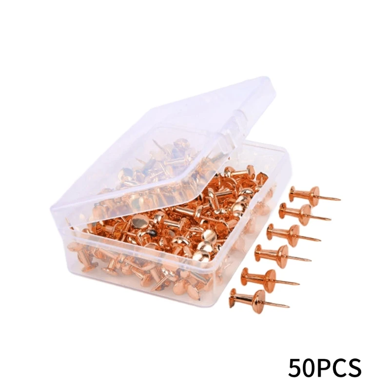 ADWE 50/100 ชิ้นโลหะ Pushpins I-shape แผนที่ Pins สำหรับ Cork Board, เย็บ Pins สำหรับเสื้อผ้าผ้า DIY เย็บหัตถกรรม