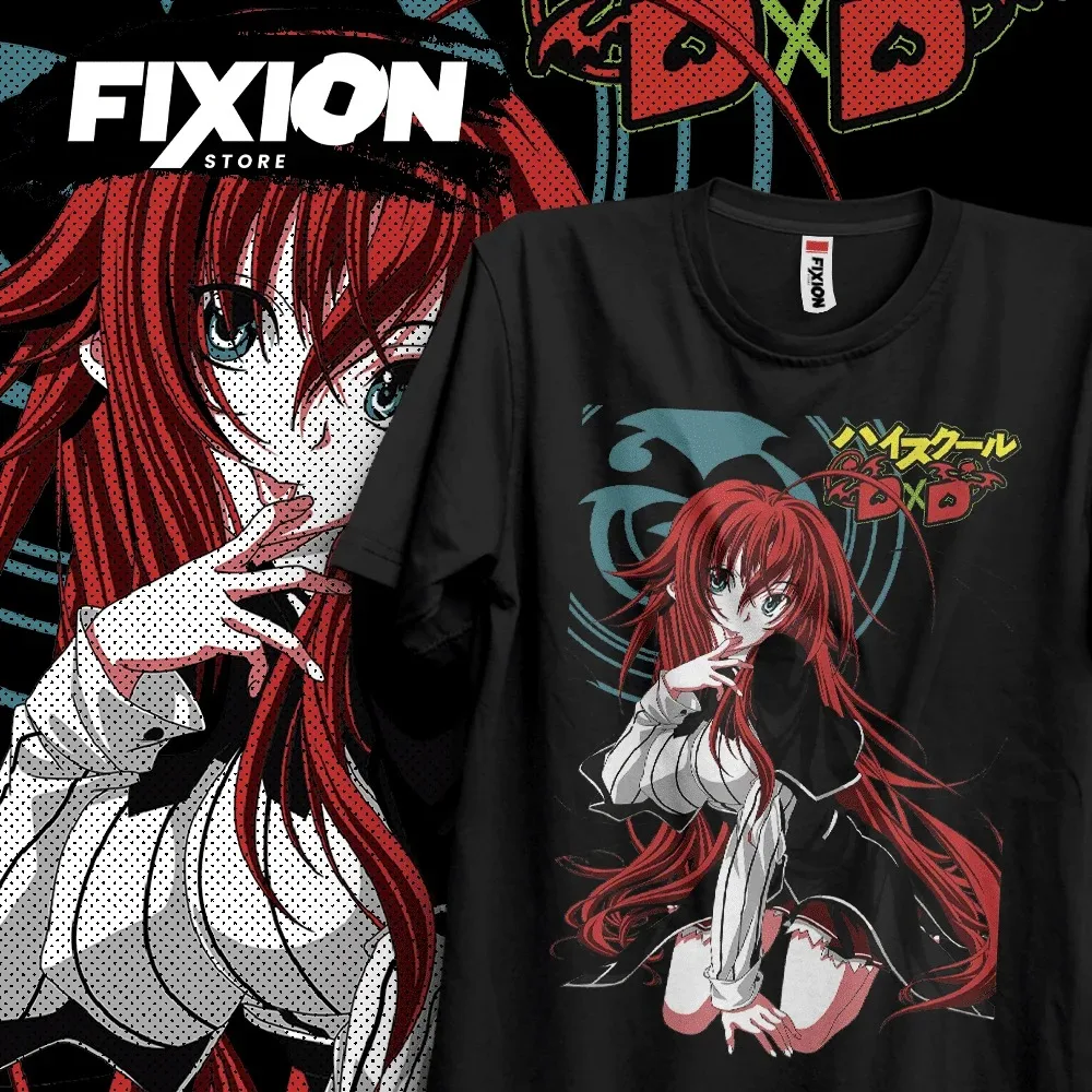 Camiseta de Anime High School DxD Unisex, producto novedoso de gran tamaño, ropa de calle de alta calidad, ropa de calle suave, ropa de calle de algodón de moda Y2k de manga corta