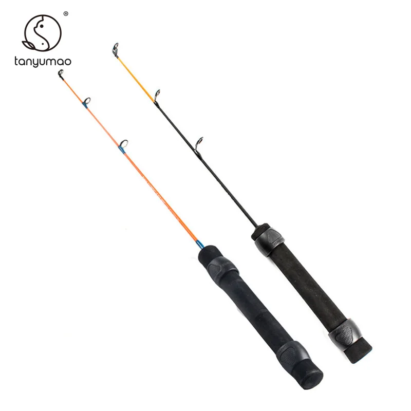 Tanyumao 초경량 겨울 새우 얼음 낚시대 휴대용 겨울 낚시대 스피닝 주조 얼음 겨울 낚시 극 태클