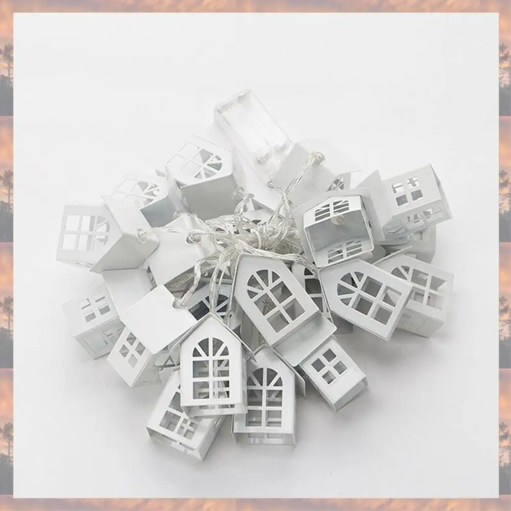 2025 تريند LED جارلاند خشب البيت سلسلة ضوء USB الجنية أضواء داخلية أبيض دافئ