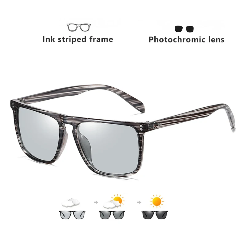 Marke Niet Platz Photochrome Sonnenbrille Männer Polarisierte Frauen Fahren Sonnenbrille Tag Nacht Vision Anti-Glare zonnebril heren