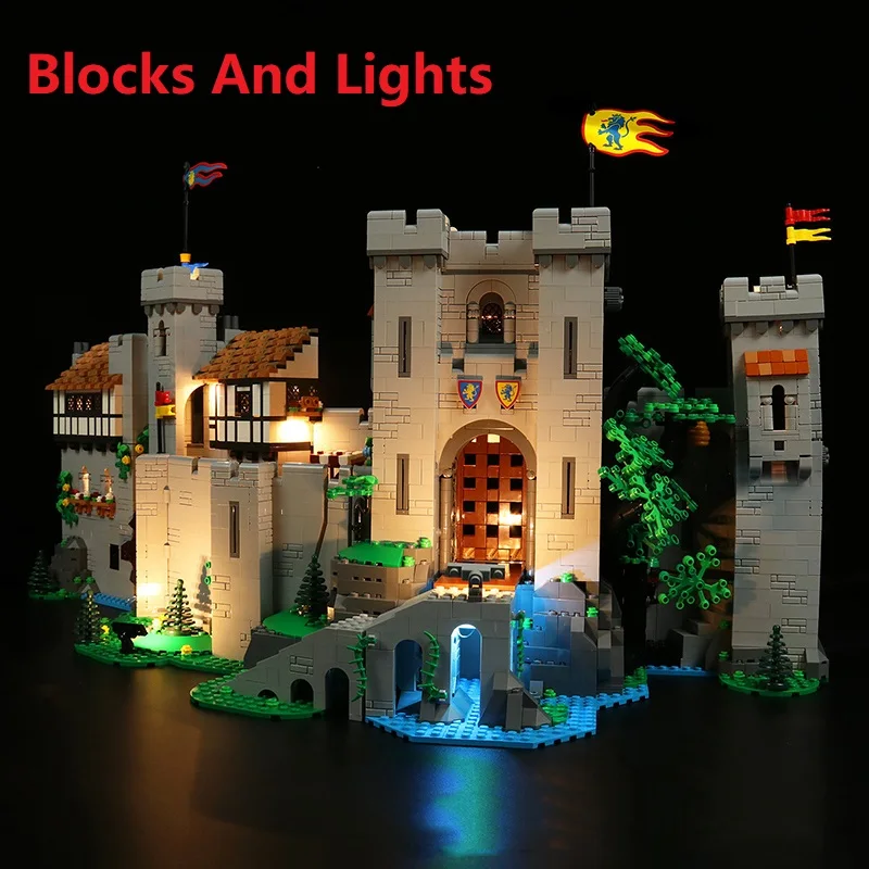 4514 PCS Lion King Castle compatibile Education Kids Christmas Birthday Gifts Toy 10305 85666Building Blocks Bricks