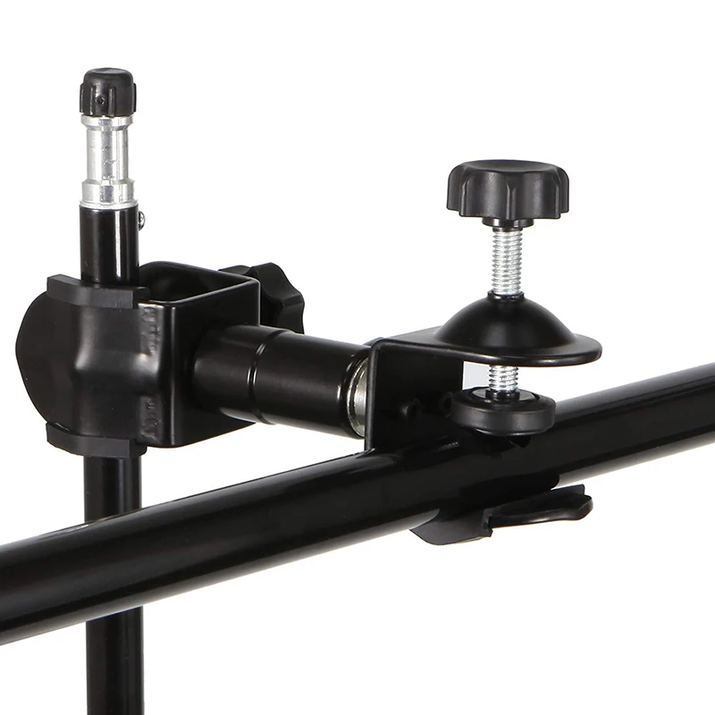 Camera Umbrella Sunshade Holder, Braçadeira Suporte, Acessórios de Suporte para DSLR, Canon, Nikon, Fotografia Lâmpada, 1/4 Tripé