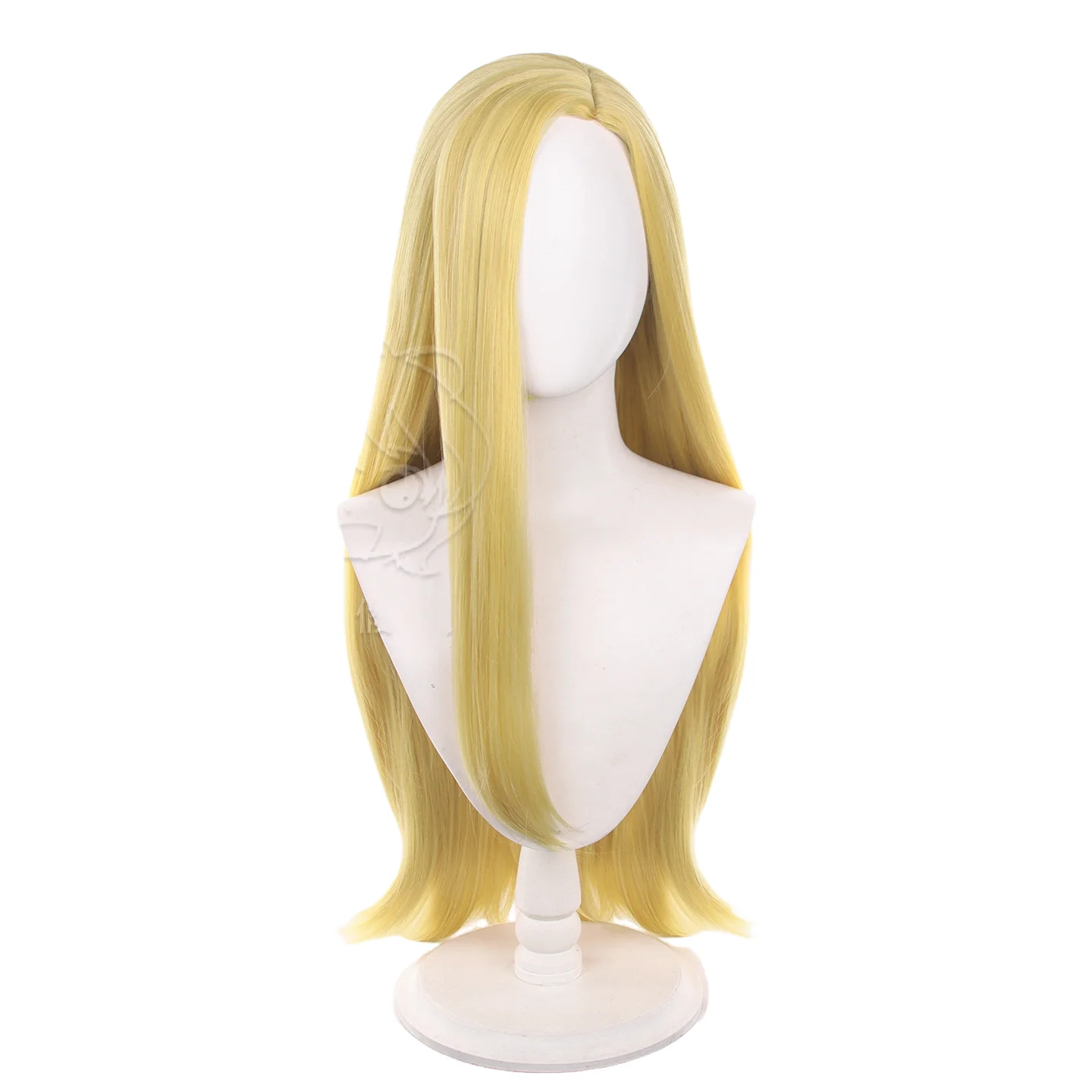 Anime JJBA Gyro Zeppeli Cosplay Wig Steel Ball Run Long Blonde Wavy Heat Resistant Synthetic Hair Party Role Play Wigs + Wig Cap