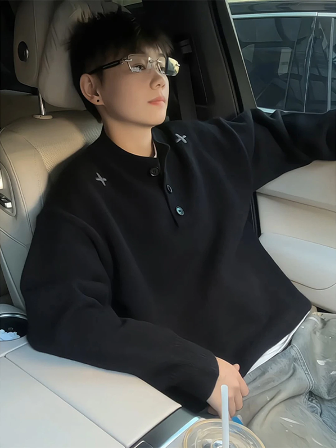 

Мужская осенне-зимняя теплая базовая куртка Bla Polar Fce Lazy Knitwear Cleanfit Haome Boting Outerwear