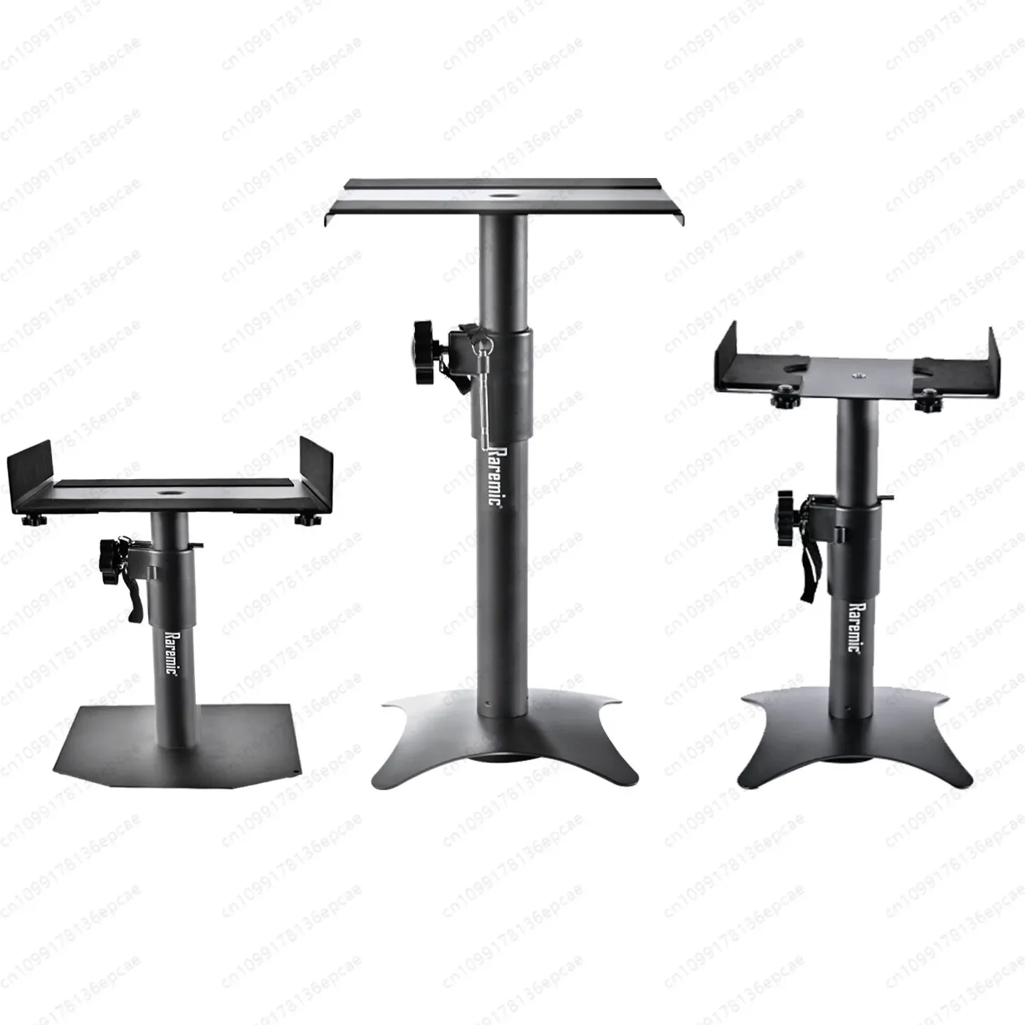 8-Inch Desktop Speaker Stand / Audio Tripod - Shock-Absorbing for Home Theater & Recording Studio