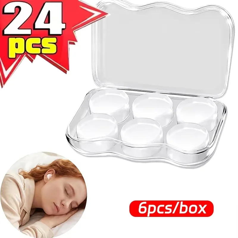 6Pcs Noise Cancelling Protection Earplugs Waterproof Noise Reduction For Airplane Earbud Protection Waterproof Earbud Protection