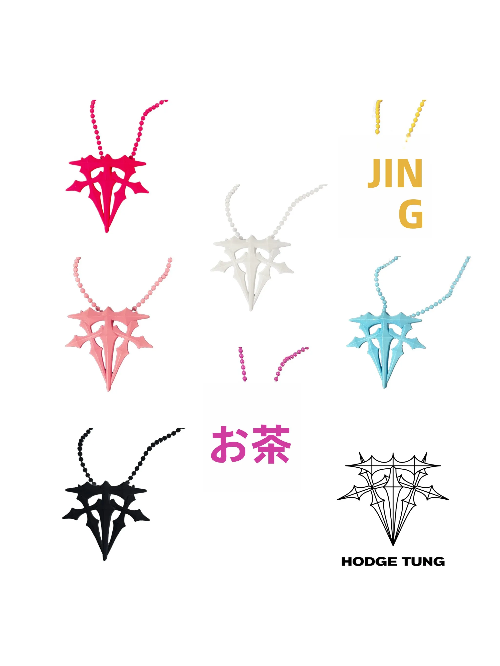 

Оригинальная маленькая цепочка для свитера Dopne 3D с крестом, многослойная ювелирная цепочка, круглая цепочка из бисера HOETUNG ex