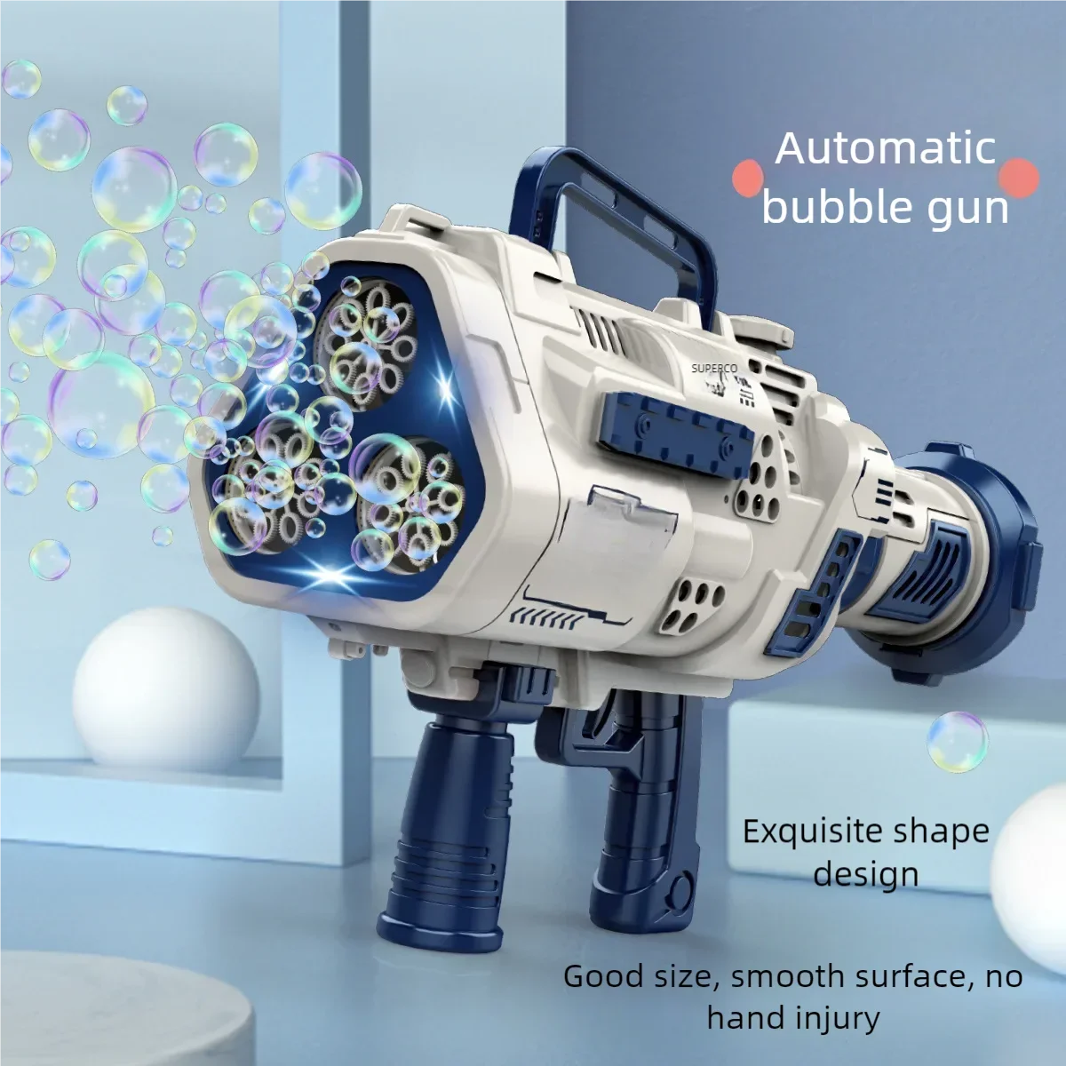 Automatic Big Rocket Bubble Gun Dinosaur Launcher Shape Holes Bubbles Machine Gun Blower Soap Outdoor Toys For Kids Girls Gift